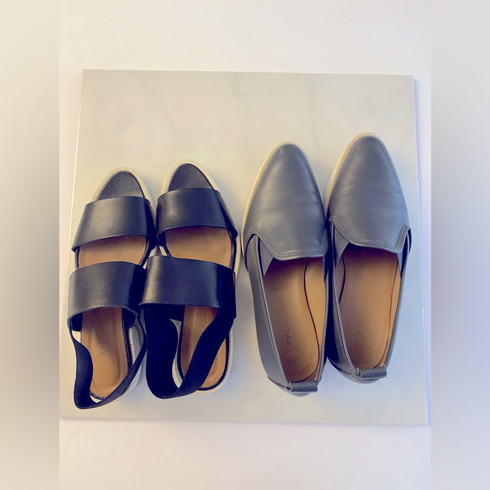Everlane Loafers and Sandals Bundle - both size 6